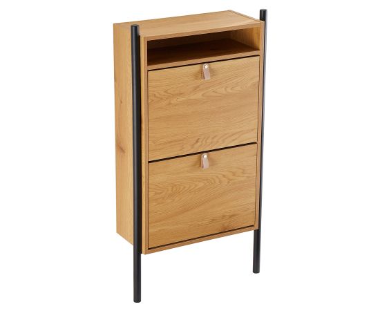 Apavu skapis AALBORG 55,6x26xH91,5cm, ozols