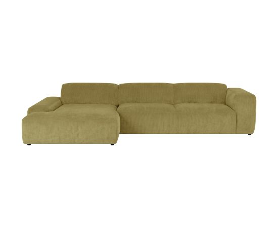 Corner sofa LEHTE 3-seater, left corner, green