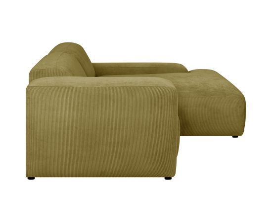 Stūra dīvāns LEHTE labais stūris, zaļš