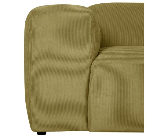 Corner sofa LEHTE right corner, green