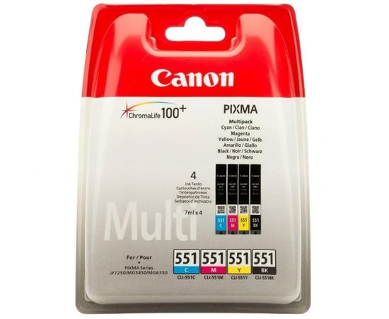 INK CARTRIDGE MULTIPACK CMYK/CLI-551 6509B008 CANON