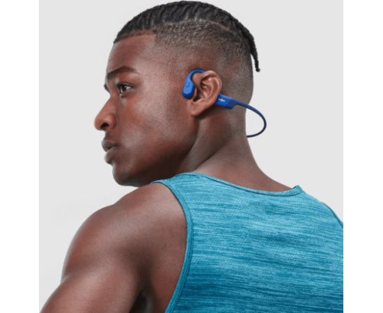 SHOKZ Openrun Mini Headphones Wireless Neck-band Calls/Music Bluetooth Blue