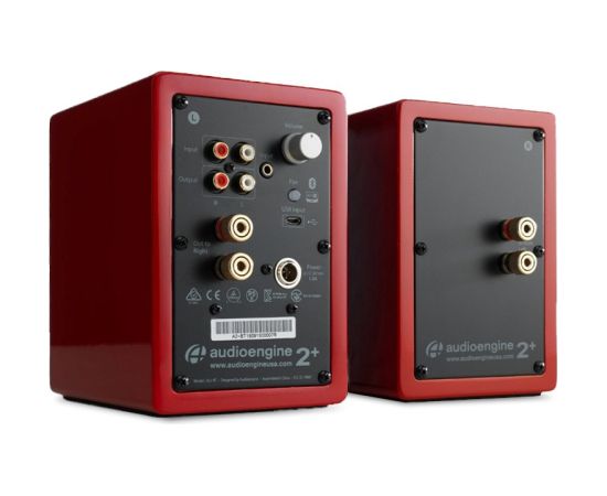 Audioengine A2+BT - loudspeaker columns, red