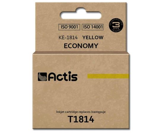 Actis KE-1814 ink (replacement for Epson T1814; Standard; 15 ml; yellow)