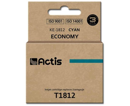 Actis KE-1812 ink (replacement for Epson T1812; Standard; 15 ml; cyan)