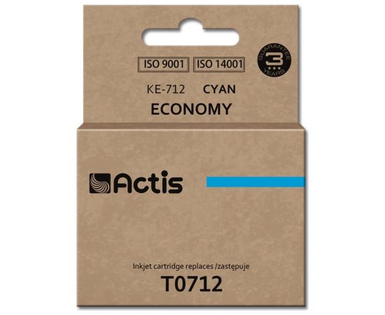 Actis KE-712 ink (replacement for Epson T0712/T0892/T1002; Standard; 13.5 ml; cyan)