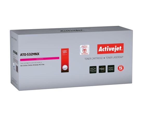 Activejet ATO-532MNX toner (replacement for OKI 46490606; Supreme; 6000 pages; magenta)