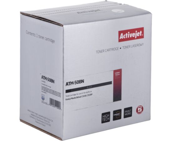 Activejet ATM-50BN toner (replacement for Konica Minolta TNP50K; Supreme; 6000 pages; black)