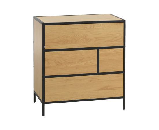 Sideboard HEDVIG 70x40xH74,5cm, ash/black