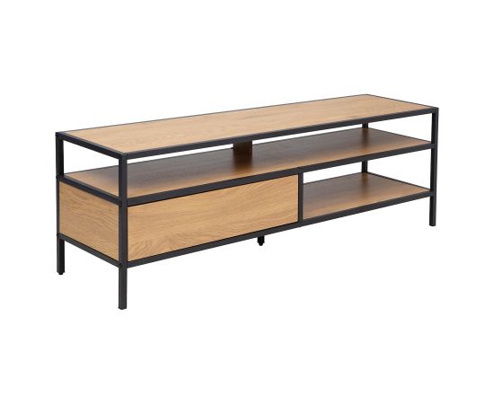 TV galds HEDVIG 120x33xH40cm, osis/melns