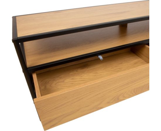 TV galds HEDVIG 120x33xH40cm, osis/melns