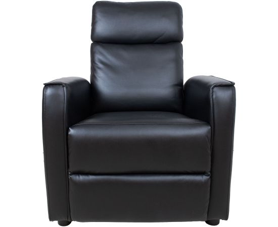 Masāžas krēsls STANTON ar atstumšanas mehānismu, melns