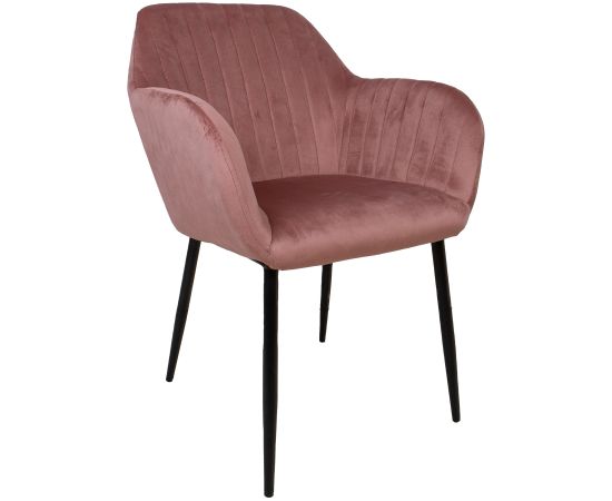 Chair EVELIN rose velvet