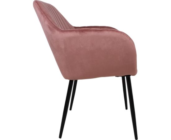 Chair EVELIN rose velvet