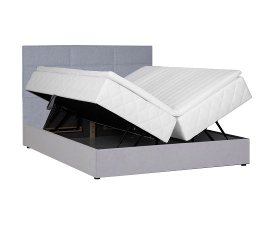 Kontinentala gulta LEVI 180x200cm, ar matraci, peleka