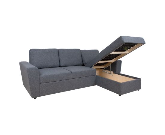 Corner sofa bed INGMAR grey