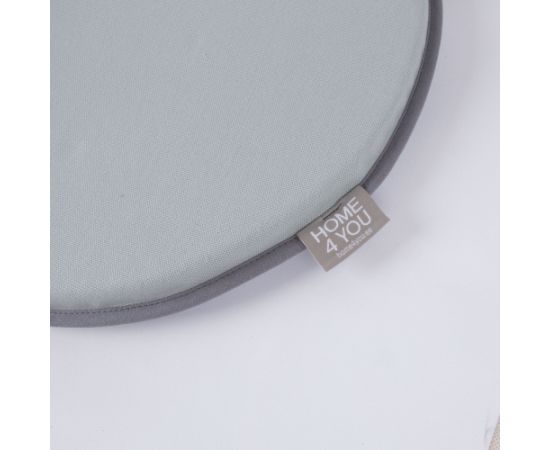 Cushion MY COTTON for chair D39cm, light grey