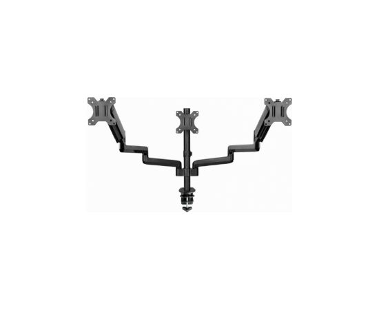 Monitora stiprinājums Gembird Desk Mounted Adjustable Mounting Arm for 3 Monitors