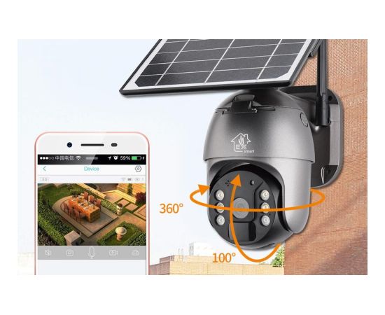 Extralink MYSTIC 4G SOLAR CAM security camera Spherical IP security camera Outdoor 1920x1080 pixels Desk/Ceiling