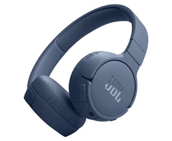 JBL on-ear bezvadu austiņas ar trokšņu  slāpēšanu, zilas - JBLT670NCBLU