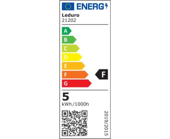 LIGHT BULB LED GU10 3000K 5W/400LM PAR16 21202 LEDURO