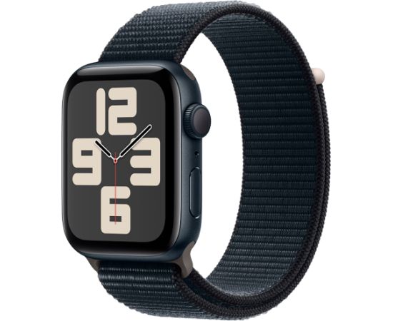 Apple Watch SE GPS 44mm Midnight Aluminium Case with Midnight Sport Loop