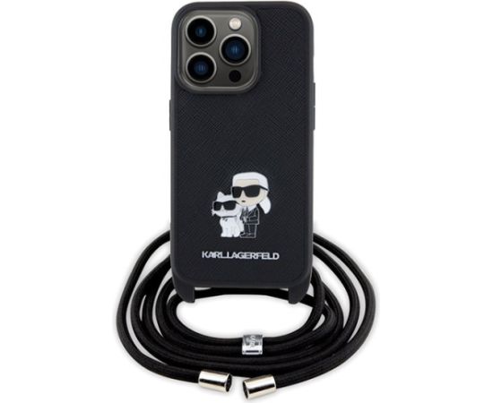 Karl Lagerfeld KLHCP15LSAKCPSK Hard Case Aizmugurējais Apvalks Priekš Apple iPhone 15 Pro