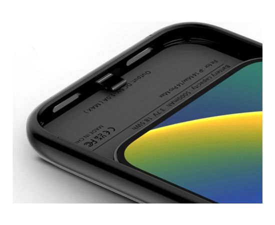 Tech-Protect case PowerCase 7000mAh Apple iPhone 15, black
