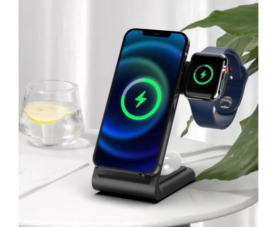 Tech-Protect wireless charger QI15W A20 3in1, black