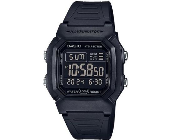 Casio W-800H-1BVES watch Wrist watch Male Quartz Black