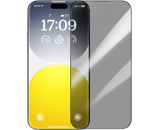 Privacy Protection Tempered Glass Baseus Sapphire iPhone 15 Plus