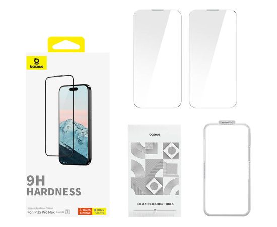 Diamond Tempered Glass Baseus 0.3mm for iPhone 15U ProMax