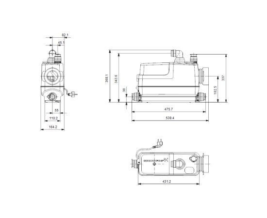 Насос Sololift2 CWC-3 (97775316) Grundfos