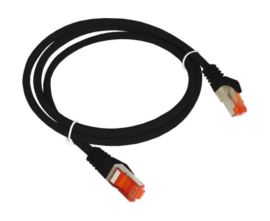 Alantec KKS6CZA0.5 Patch-cord F/UTP cat.6 PVC 0.5m black