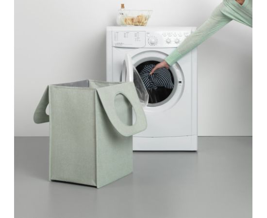 BRABANTIA Veļas soma kantaina, 55 l, green - 120404