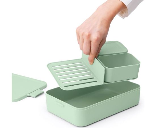 BRABANTIA Make & Take pusdienu kārba, bento, jade green - 203527