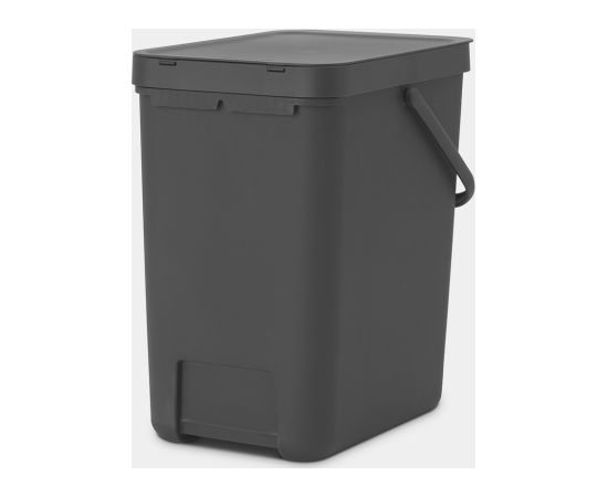 BRABANTIA atkritumu tvertne Sort & Go, 25 l, Grey - 129940