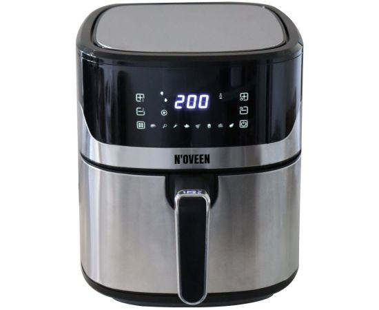 Hot air fryer NOVEEN AF550 6.5 l 1600 W Black, Silver