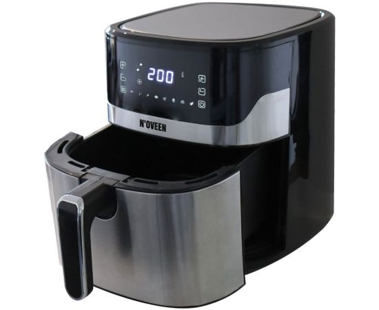 Hot air fryer NOVEEN AF550 6.5 l 1600 W Black, Silver