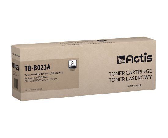 Actis TB-B023A toner (replacement for Brother TN-B023; Standard; 2000 pages; black)