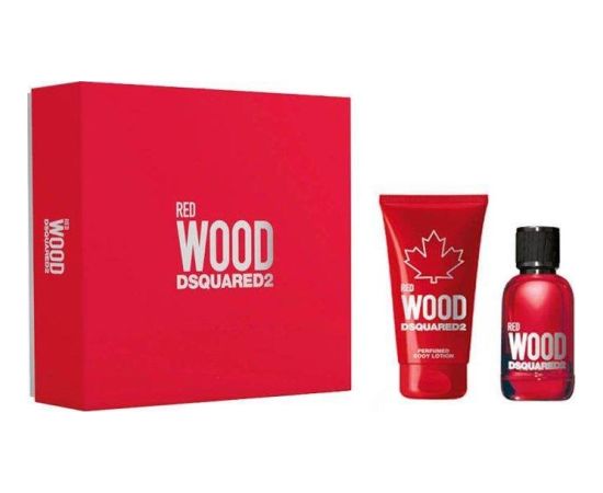 Dsquared2 Red Wood EDT komplekts sievietēm (100 ml. EDT + ķermeņa losjons 150 ml.)