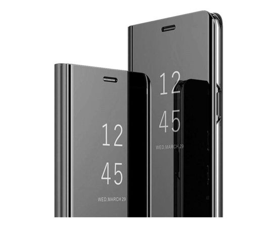 Mocco Clear View Cover Case Grāmatveida Maks Telefonam Samsung Galaxy A14 5G Melns