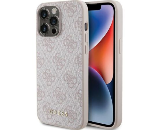 Guess PU 4G Metal Logo Case Защитный Чехол для Apple iPhone 15 Pro Max