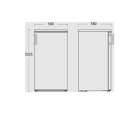 Fridge Scandomestic SKB182W