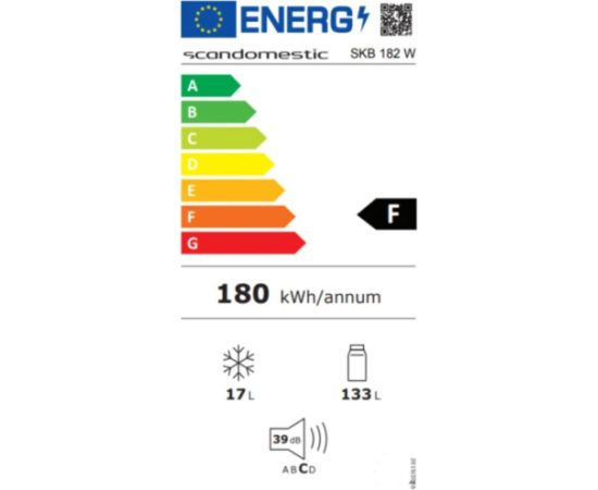 Fridge Scandomestic SKB182W