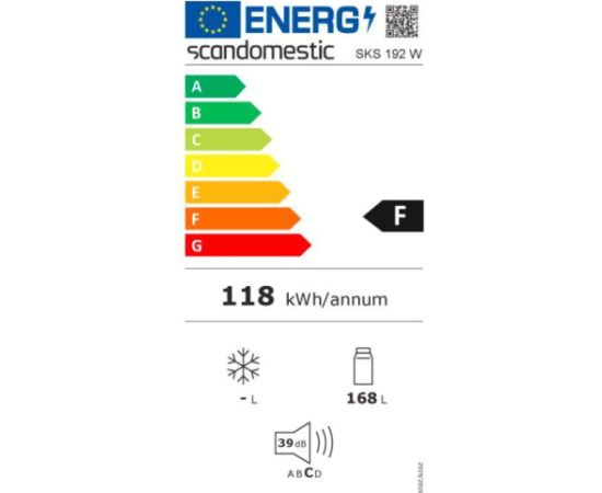 Scandomestic Scancool SKS192A+ Ledusskapis