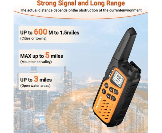 Walkie-Talkie Baofeng BF-T25E Orange