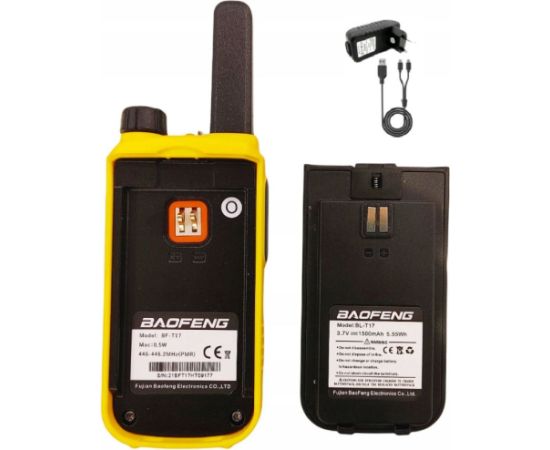 Walkie-Talkie Baofeng BF-T17 yellow