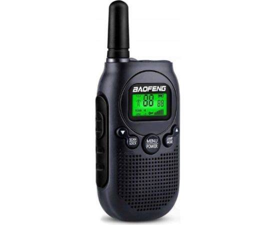Walkie-Talkie Baofeng BF-T6 Panda Schwarz Rācijas