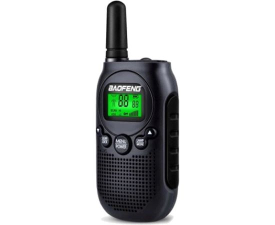 Walkie-Talkie Baofeng BF-T6 Panda Schwarz Rācijas